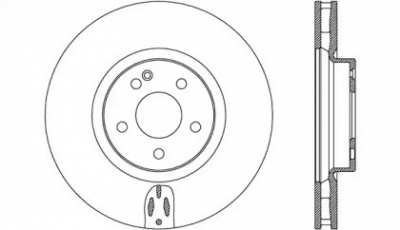 OPEN PARTS bda277920 -  Тормозной диск